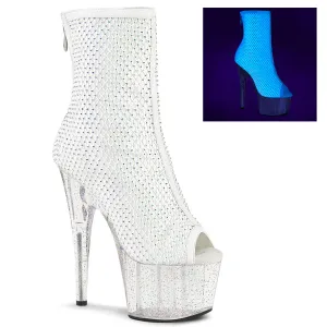 ADORE-1031GM Pleaser White Sexy Platform Shoes (Pole Dancing Heels)
