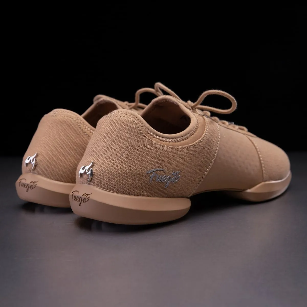 Fuego Dance Shoes - Split-sole | Latte (In-Store)