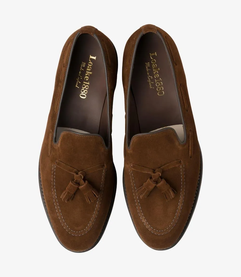 LOAKE RUSSELL POLO LOAFER LEATHER SOLE F-MEDIUM